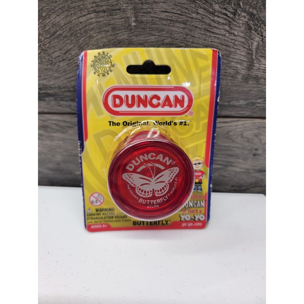 2020 Authentic Duncan Butterfly Yo-Yo, Red Factory Sealed